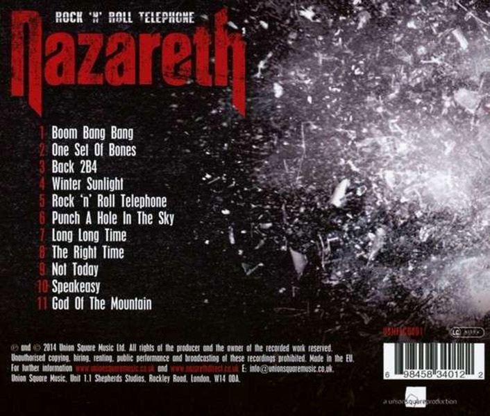 Nazareth - Rock 'n' Roll Telephone (2014)  Ebvk