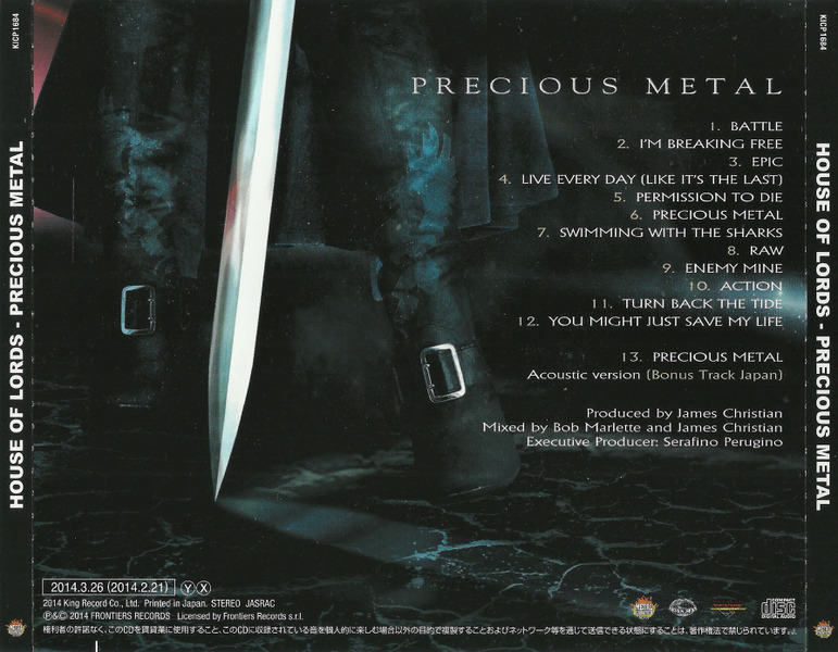 metal - House Of Lords - Precious Metal (Japan Edition) (2014)  Bwfm