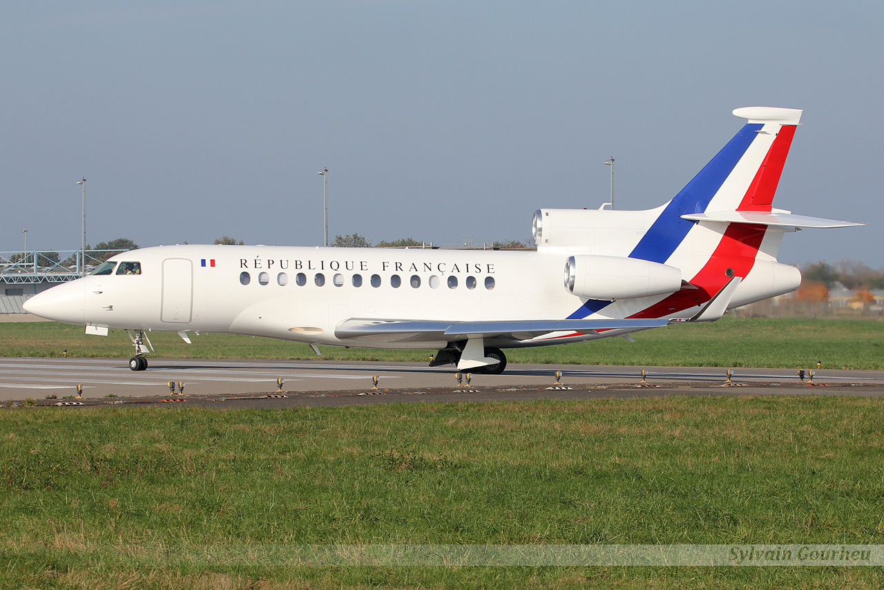 Dassault Falcon 7X République Française F-RAFB "Cotam 004" le 16.11.13 76oo