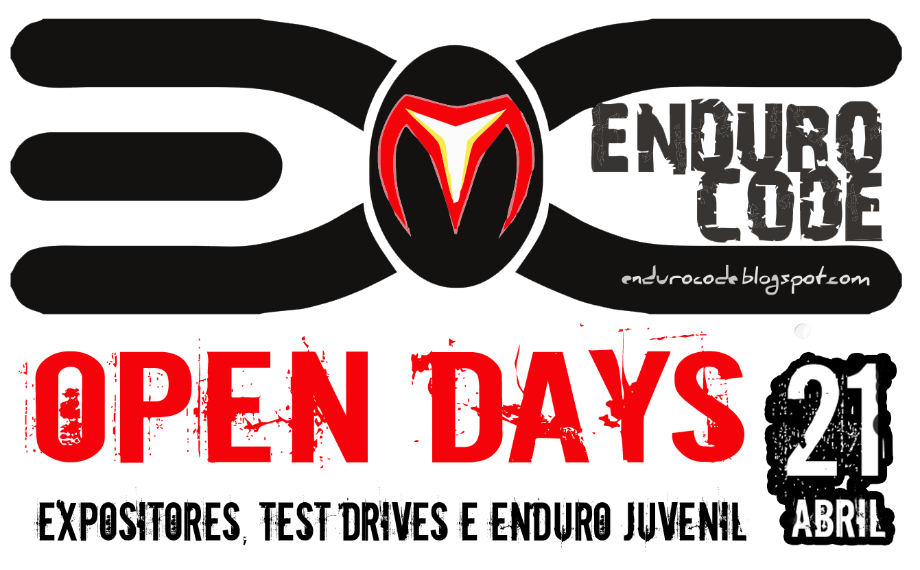 Enduro Code - Open Days com Expositores, Teste Drives e Enduro juvenil Endurocodeopendays