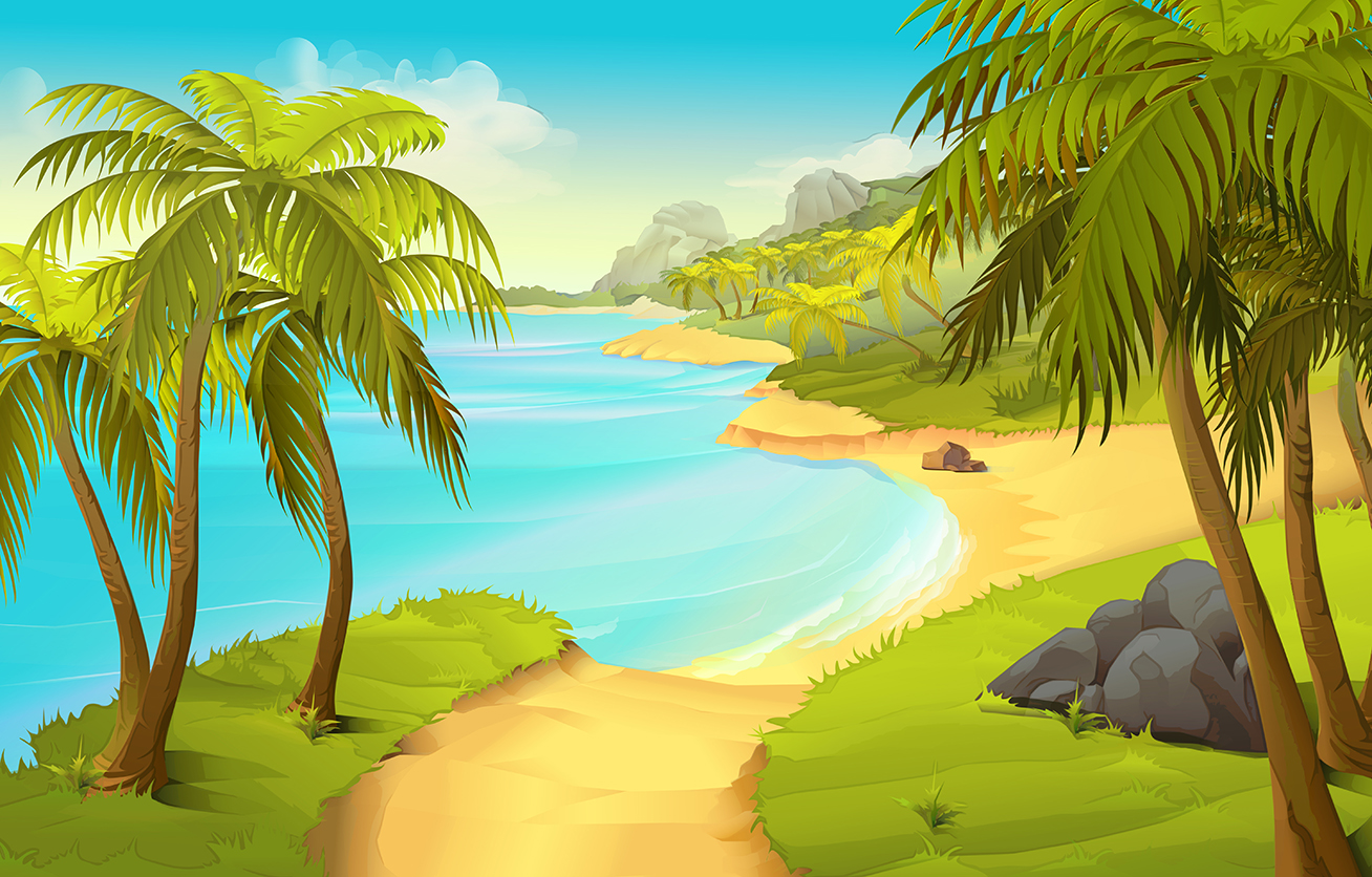 Paisaje Infantil-Playa 9ta7WD