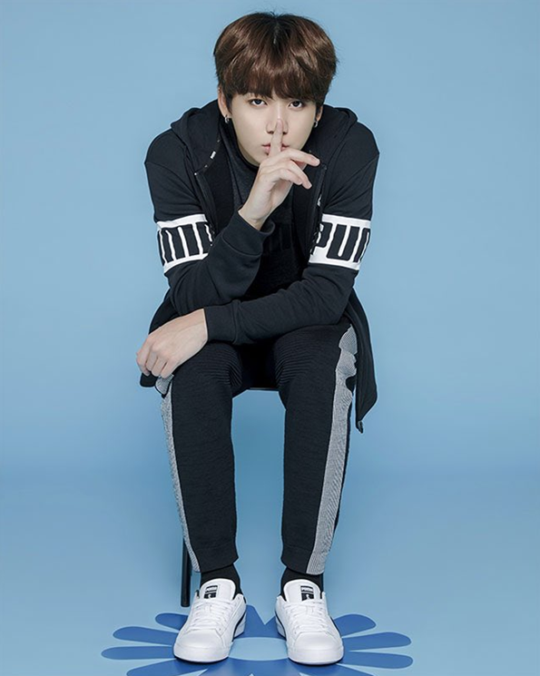 BTS promociona unas zapatillas junto a PUMA {170721} QE61A0