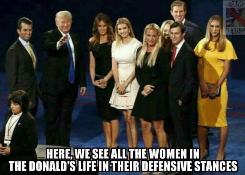 Funny: Trump's women take defensive stance LJk7u9