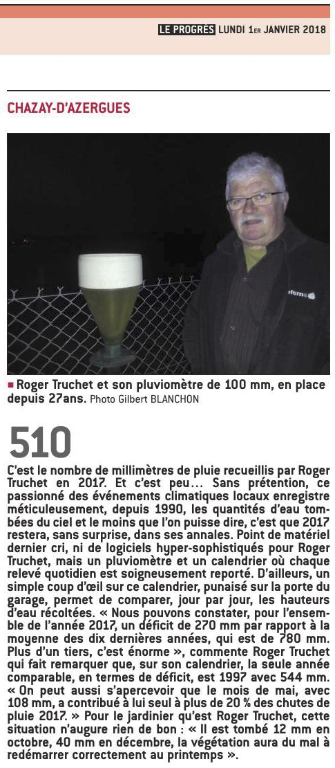 Le Progrès - Chazay-d'Azergues - Roger TRUCHET BZcUKl