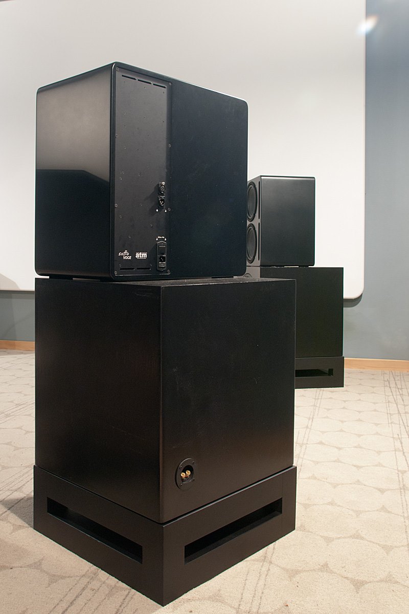 Acoustic Technology mfg + Sottovoce audio = Custom home cinema audio system JJH2GI