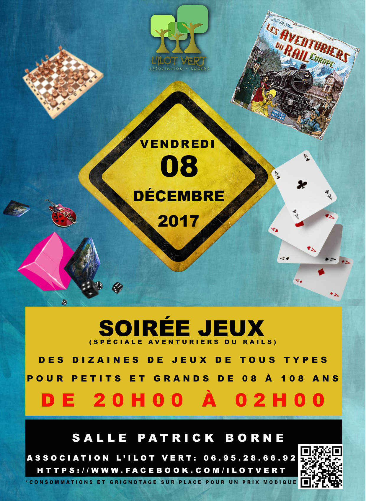 Soirée Jeux à L'ILOT VERT MYCVgz