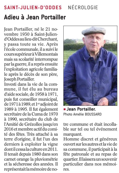 Le Progrès - Saint-Julien-d'Oddes - Jean PORTAILLER X6Hpc5