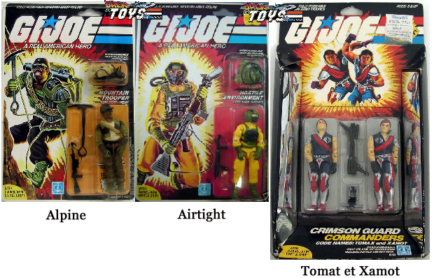 GI JOE "Figurines" (Hasbro)  1982/89 198501