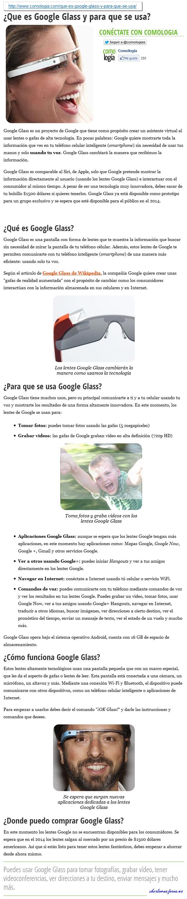 ¿ Sabes qué es el Google Glass? 4o6d