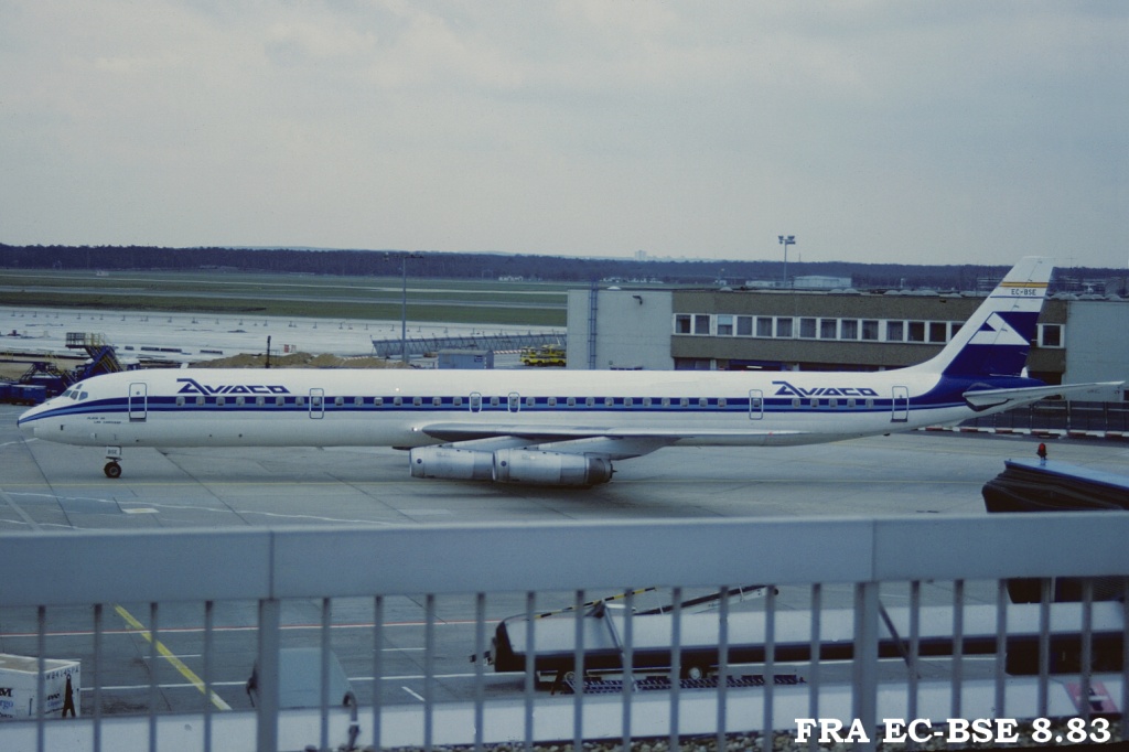 DC-8 in FRA Fraecbses