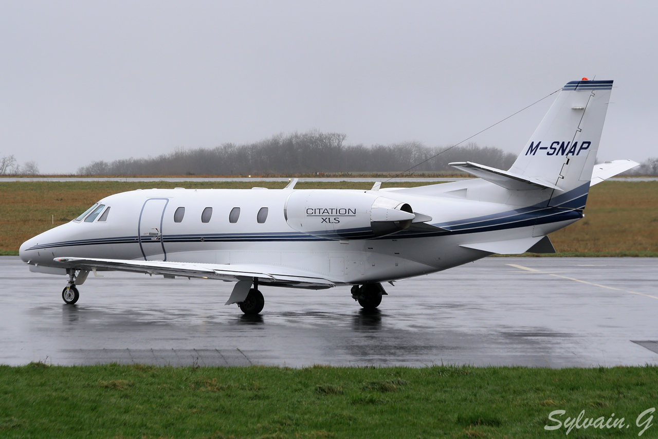 Cessna 560XL Citation XLS AMS Ltd M-SNAP le 25.02.12 Msnap