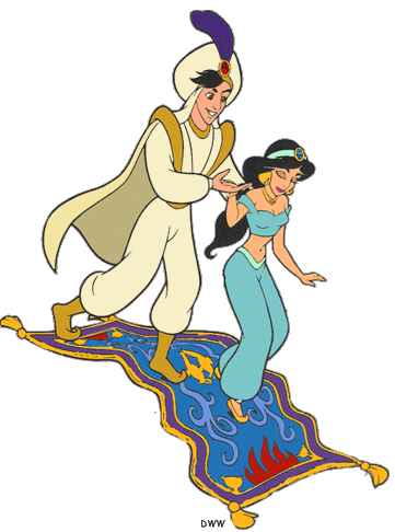 Aladdin y Jasmine Aladin206