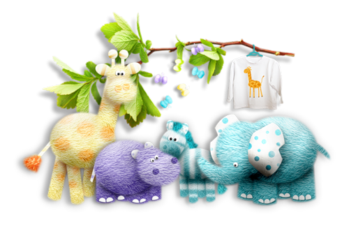 Animalitos y Camiseta Qvnz