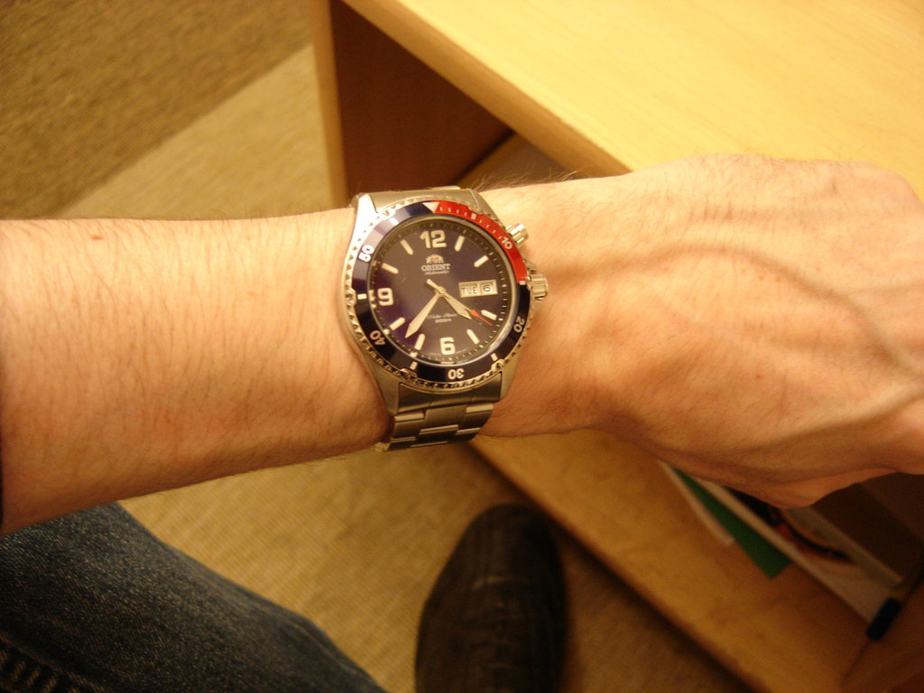 Toute fraiche du jour : Orient Mako pepsi Dsc00198g