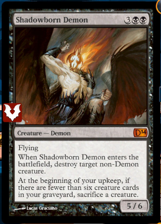 Duels of Planeswalkers 2014 Shadowborndemon