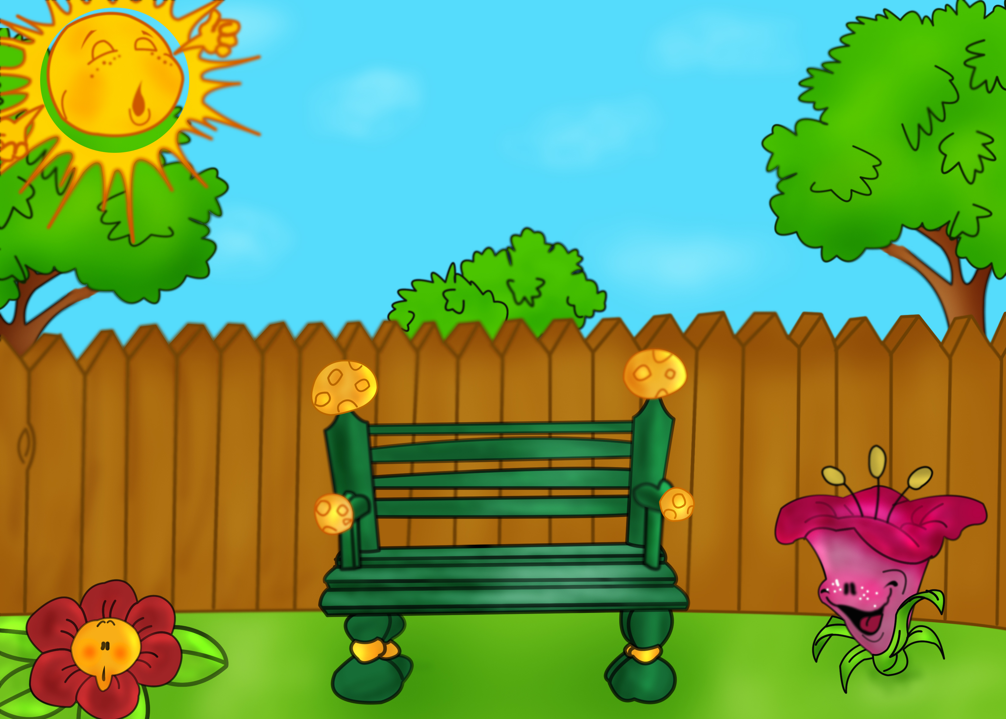 Paisaje infantil 624bg