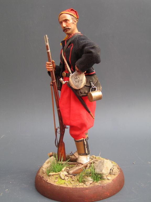 zouave du 142 regiment de New York,ACW. C2px3