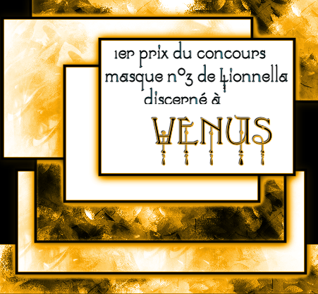 PRIX concours masque n°3 002emeprixvenus