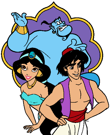 Aladdin, Jasmine y el Genio Aladin97