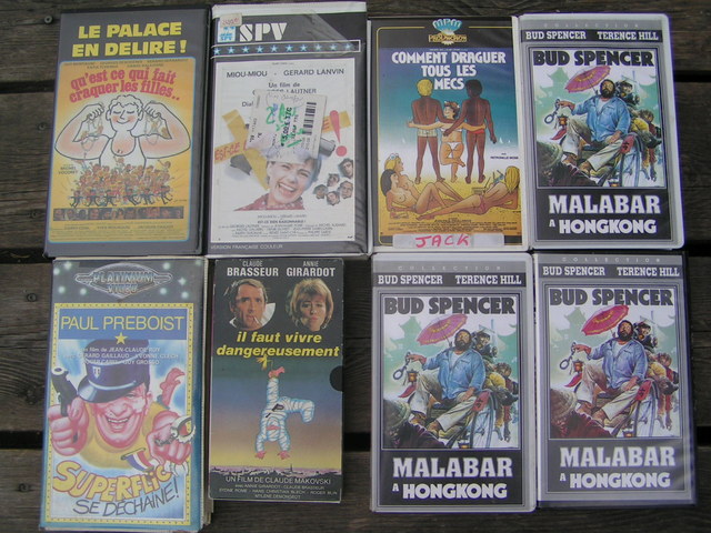 VENDS GRAND NOMBRE VHS ORIGINALES 2 A 4 EUROS PIECES Pict0064am