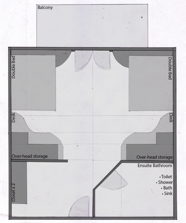 Dorm Room Layout Roomj