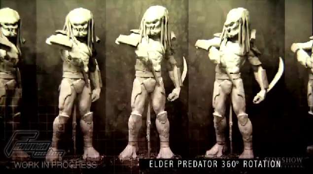 [Sideshow Preview] Elder Predator Maquette Elderpredator2