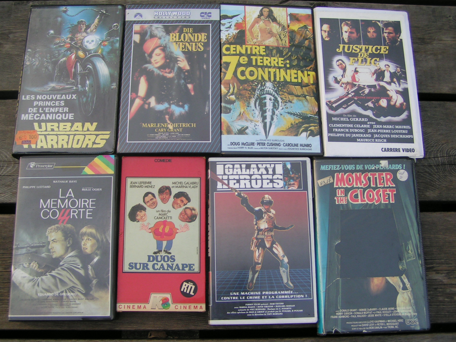 VENDS GRAND NOMBRE VHS ORIGINALES 2 A 4 EUROS PIECES Pict0011or