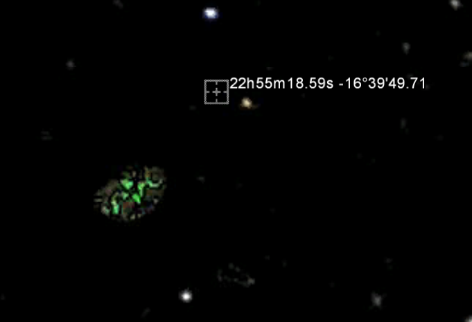 Enorme astéroïde découvert sur Google Sky Glitch5