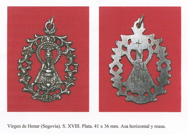 VIRGEN DE HENAR, s. XVIII ( FSV.) (R.M. PFV-Henar 5) Vhenarsxviii