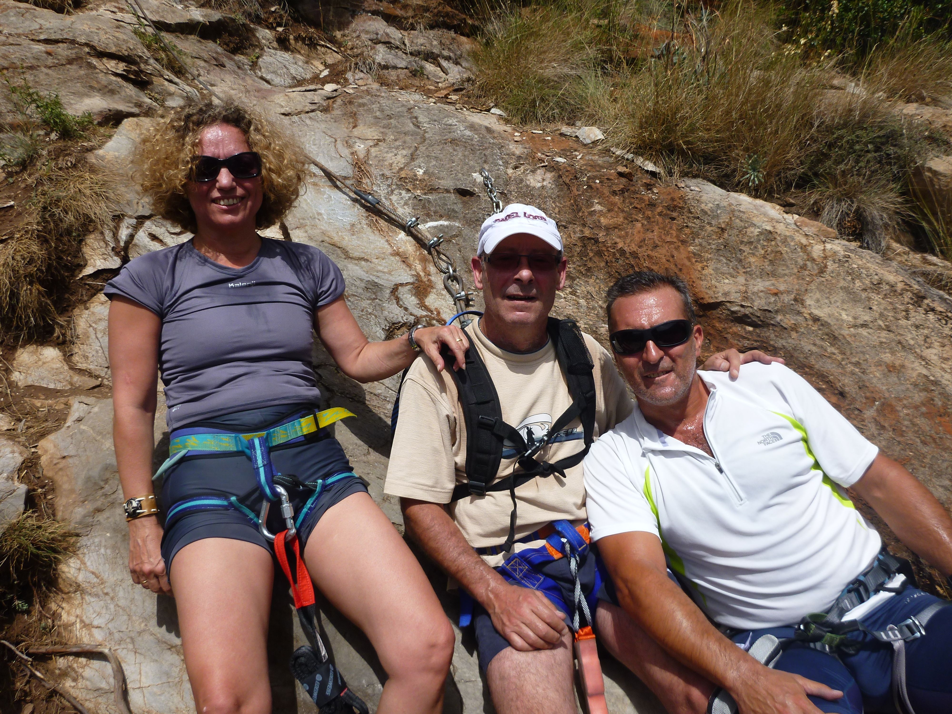 Entrenamiento para Panafrica. VIA FERRATA DE SESUÉ.Benasque P1020295oc