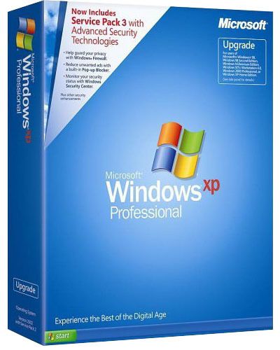 Microsoft Windows XP Professional SP3 124766122172f03544a7031c