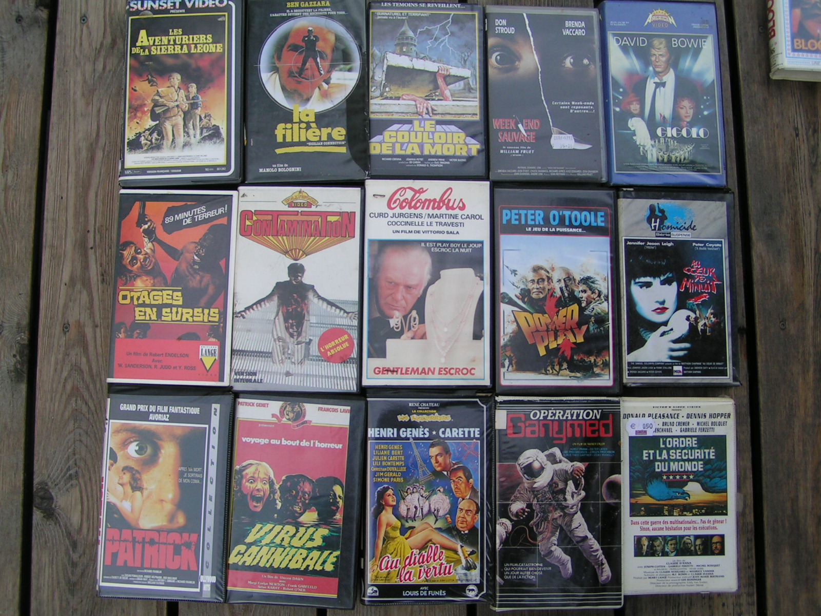 VENDS GRAND NOMBRE VHS ORIGINALES 2 A 4 EUROS PIECES Pict0022h