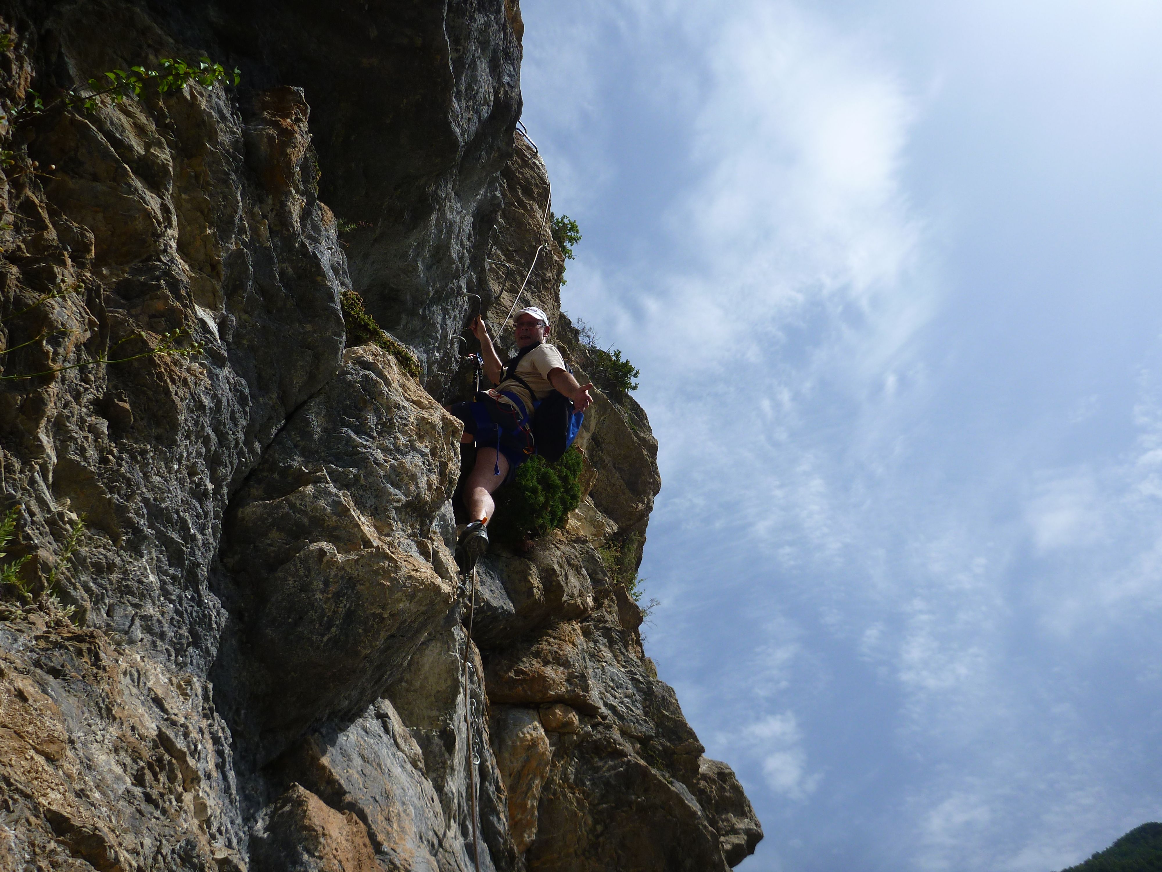 Entrenamiento para Panafrica. VIA FERRATA DE SESUÉ.Benasque P1020278