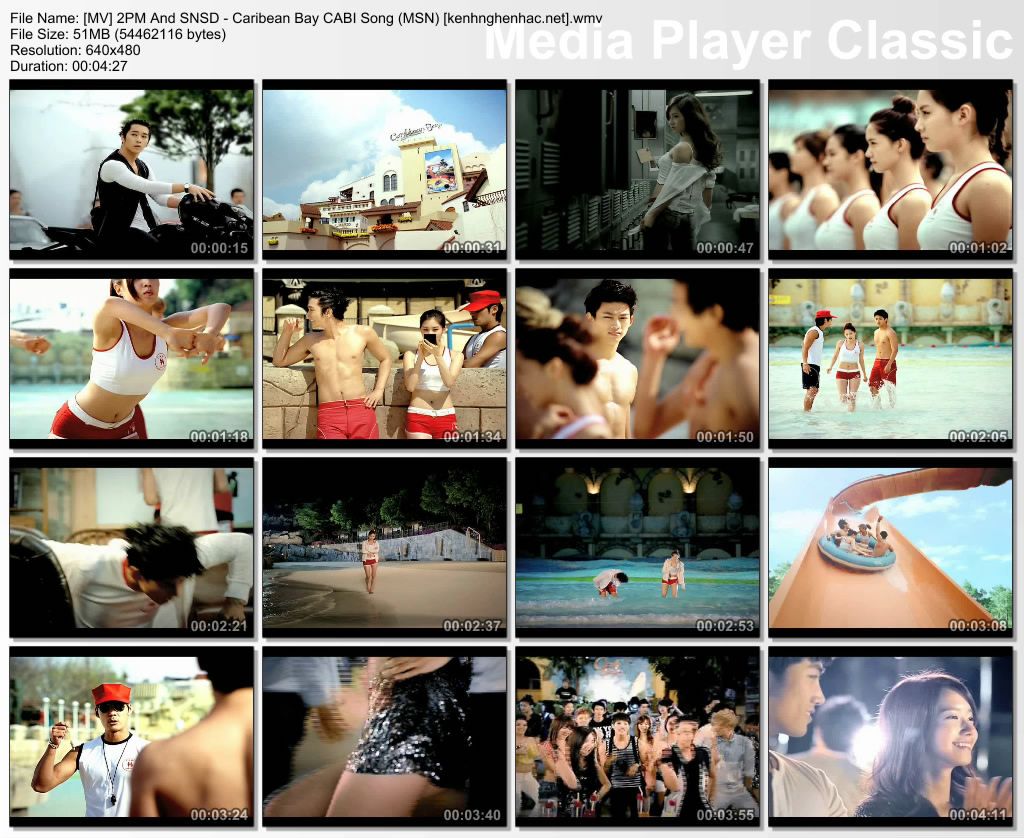 2PM & SNSD – Caribean Bay CABI Song Mv2pmandsnsdcaribeanbay