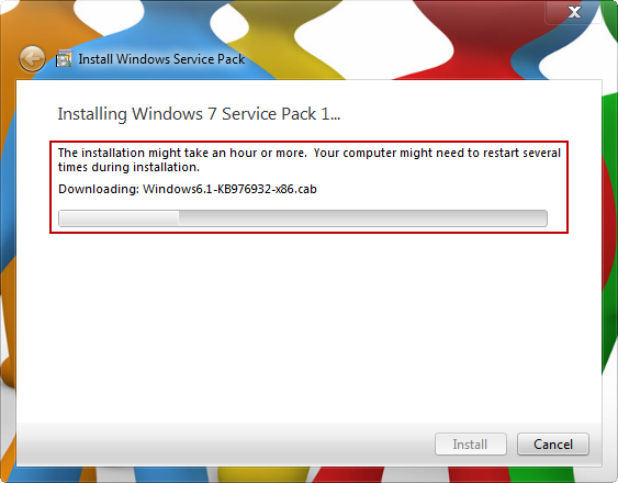 شرح تثبيت حزمة Windows 7 Service Pack 1 RTM Build 7601.17514.101119-1850 93474877