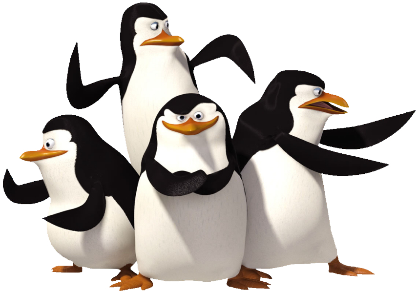 Animales infantiles-pingüinos 113pz