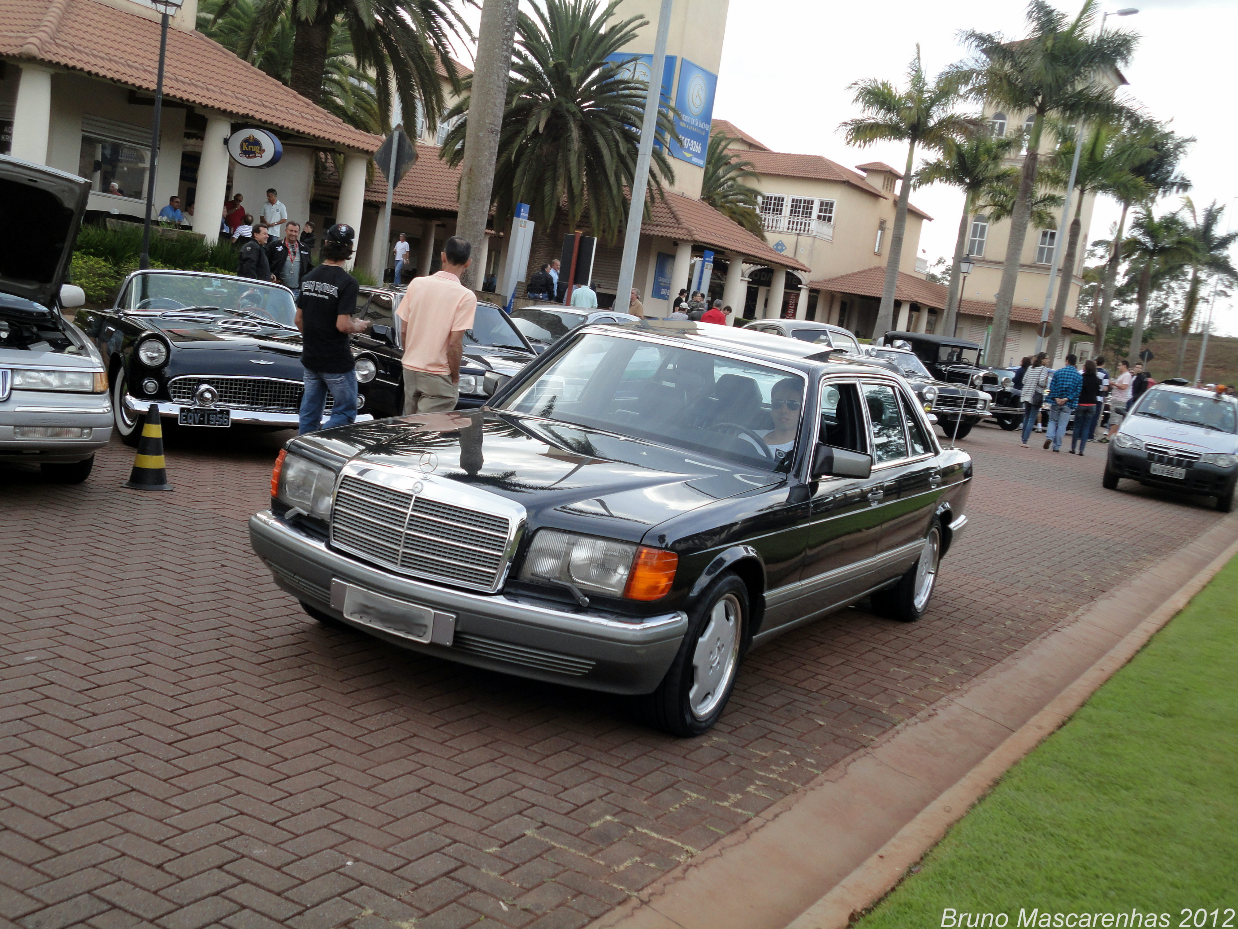 Encontro do Veteran BH - Alphaville - MG 07/07/12 Mercedesbenz560selfff03