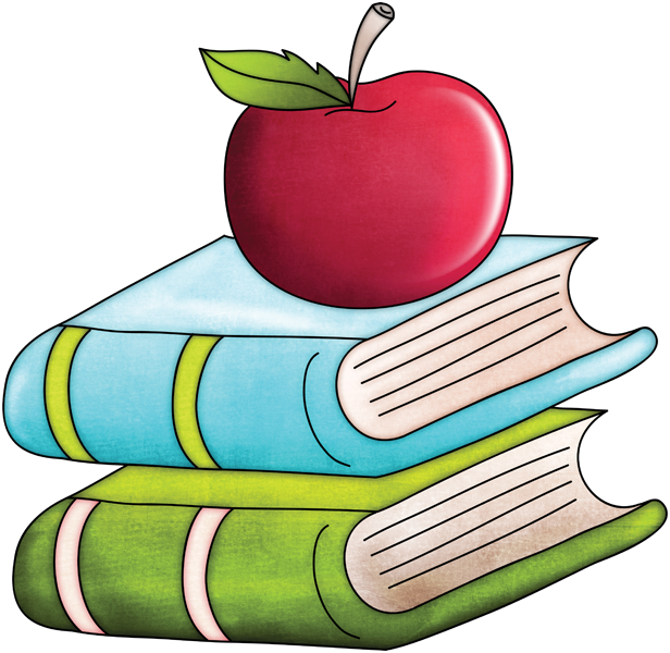 Libros con manzana 8st7