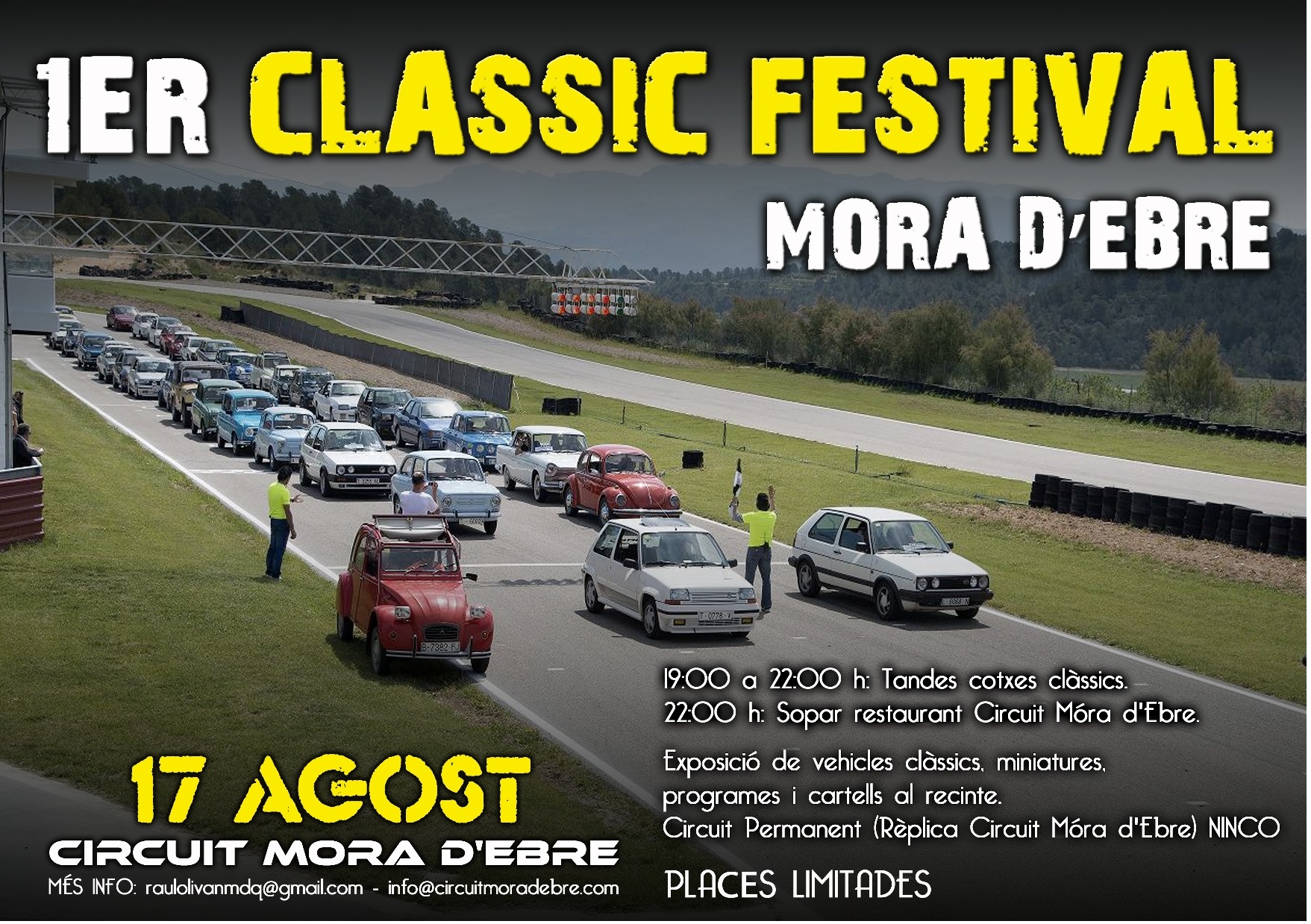 TANDAS de CLASICOS en el CIRCUIT MORA D'EBRE_Tarragona 28dv