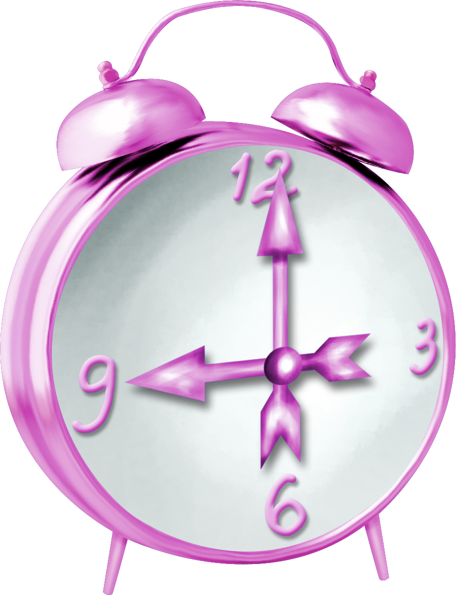 Imágenes infantiles- reloj rosa Adtimetosleep33