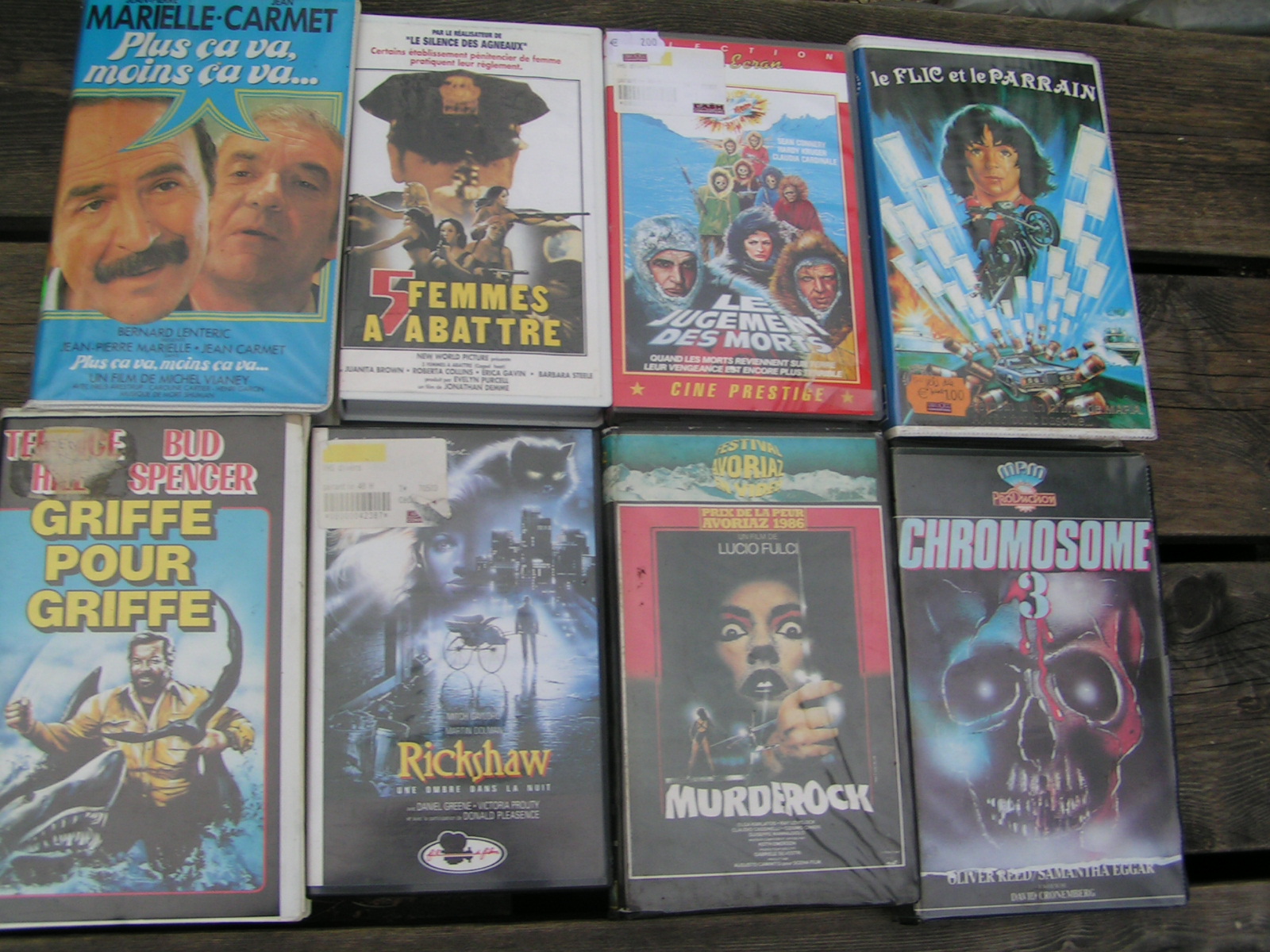 VENDS GRAND NOMBRE VHS ORIGINALES 2 A 4 EUROS PIECES Pict0013jx