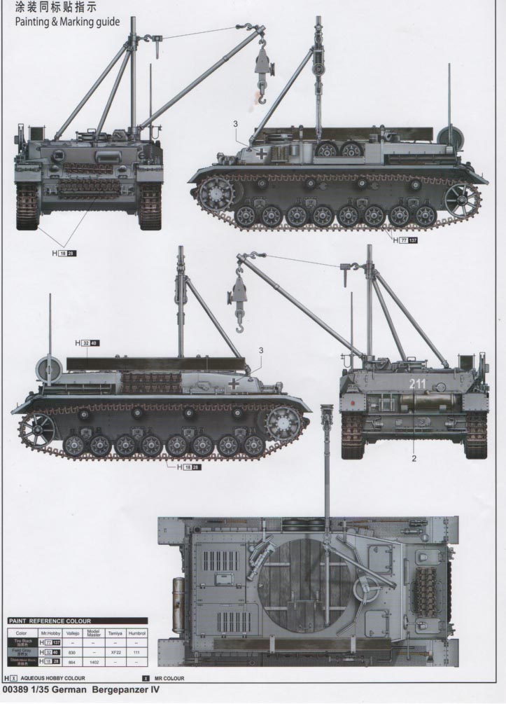 Review kit German Bergepanzer IV ( 1/35 Trumpeter) Bergez