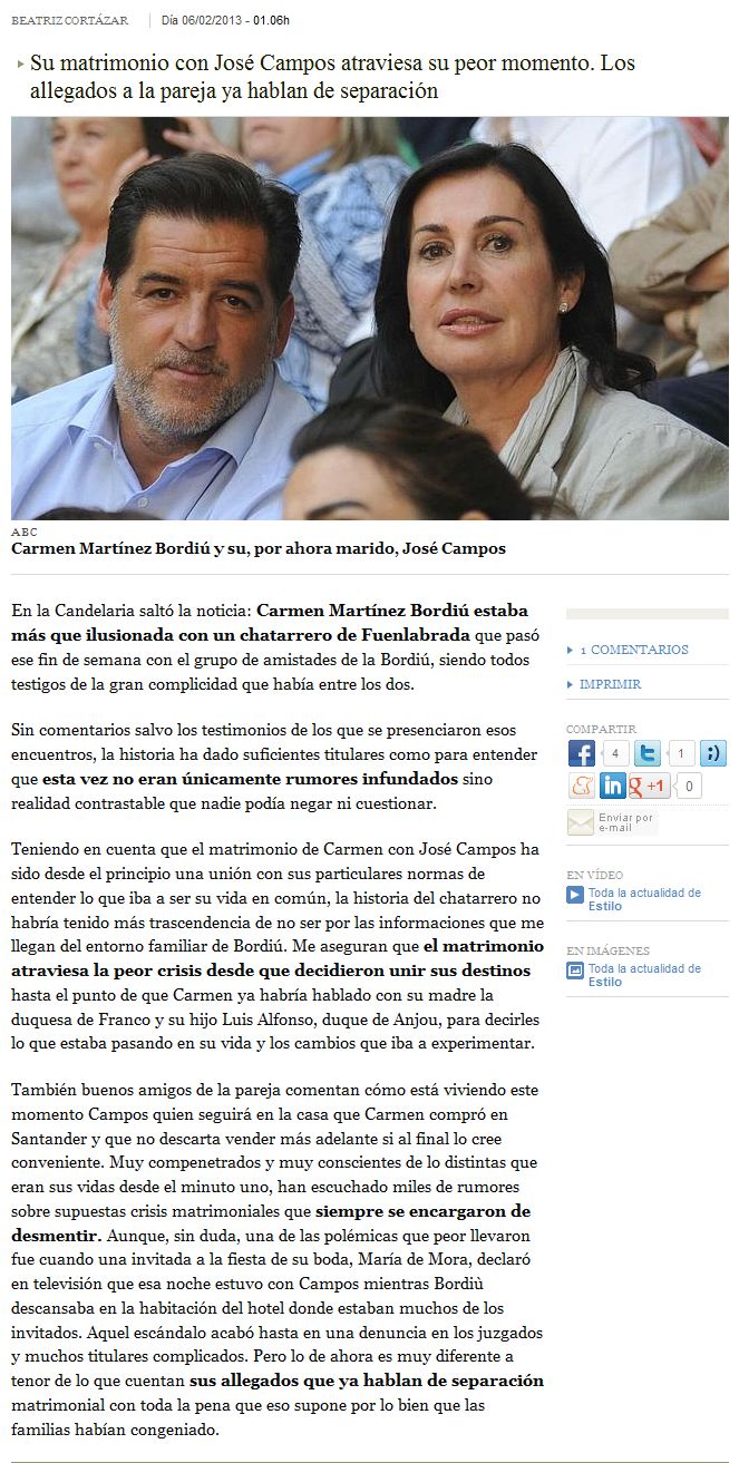 CARMEN MARTINEZ Y JOSE CAMPOS DIVORCIO!! Ccbb