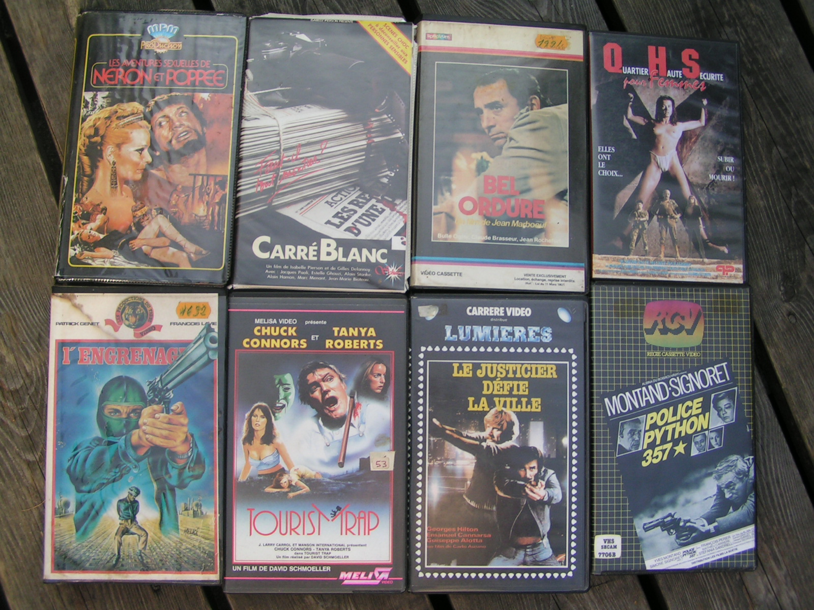 VENDS GRAND NOMBRE VHS ORIGINALES 2 A 4 EUROS PIECES Pict0001go