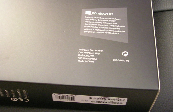 Microsoft Surface RT Tablet 10 inch - SOLD M8cq