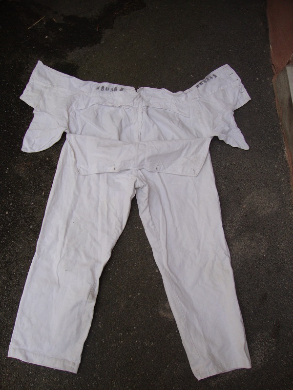 Ancien pantalon blanc Francais ( De9b