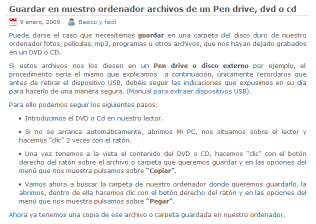 COPIAR LINKS DE FAVORITOS A MEMORIA USB.. Guardar