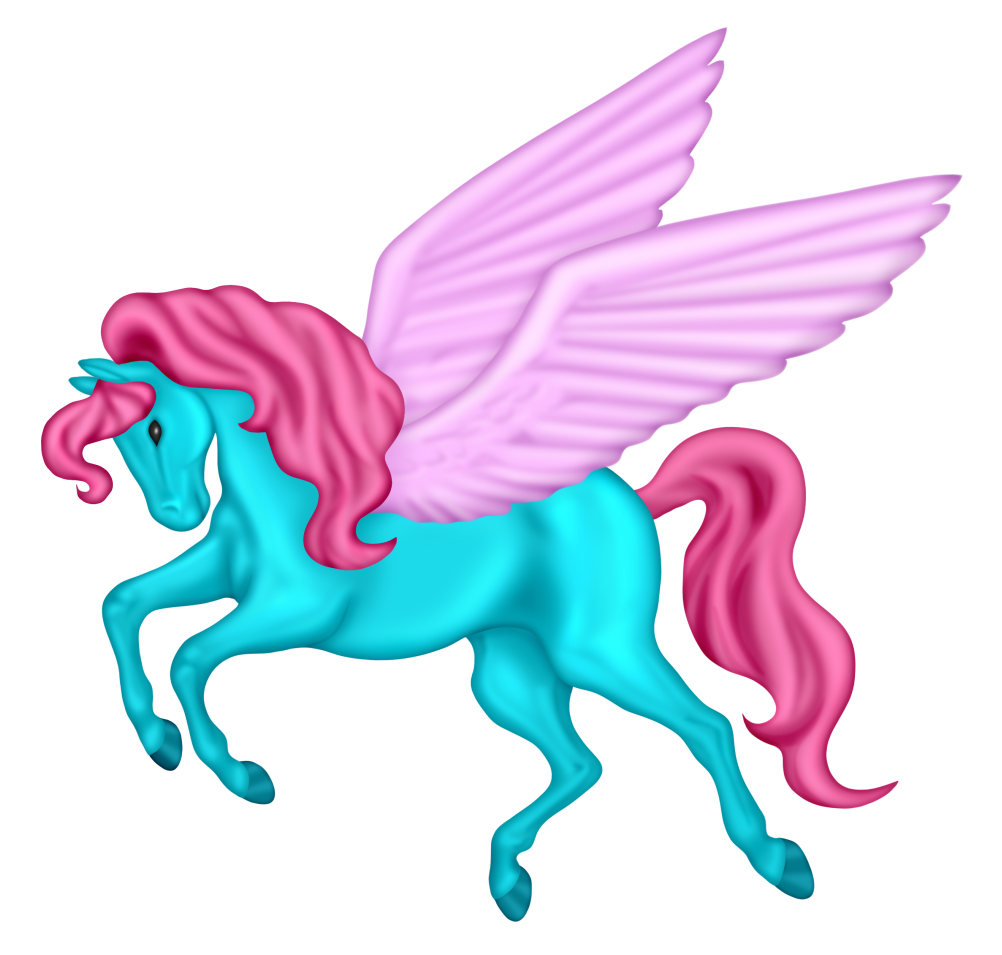 Unicornio Azul y Rosa MaiVzw