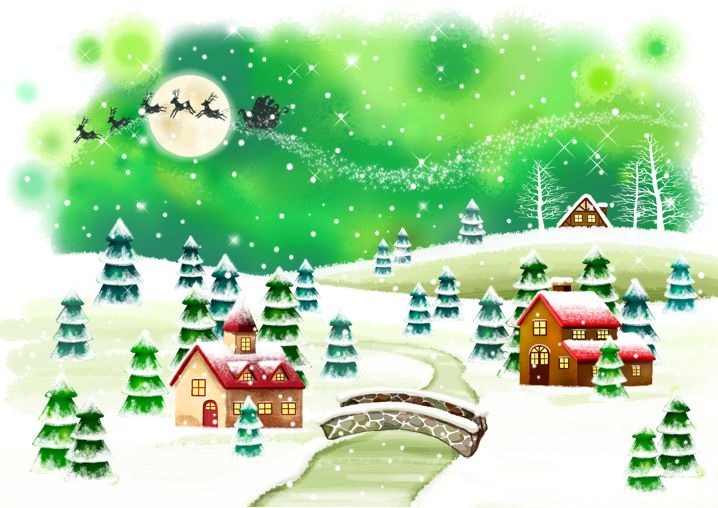 Paisaje de Navidad Cjb6sE