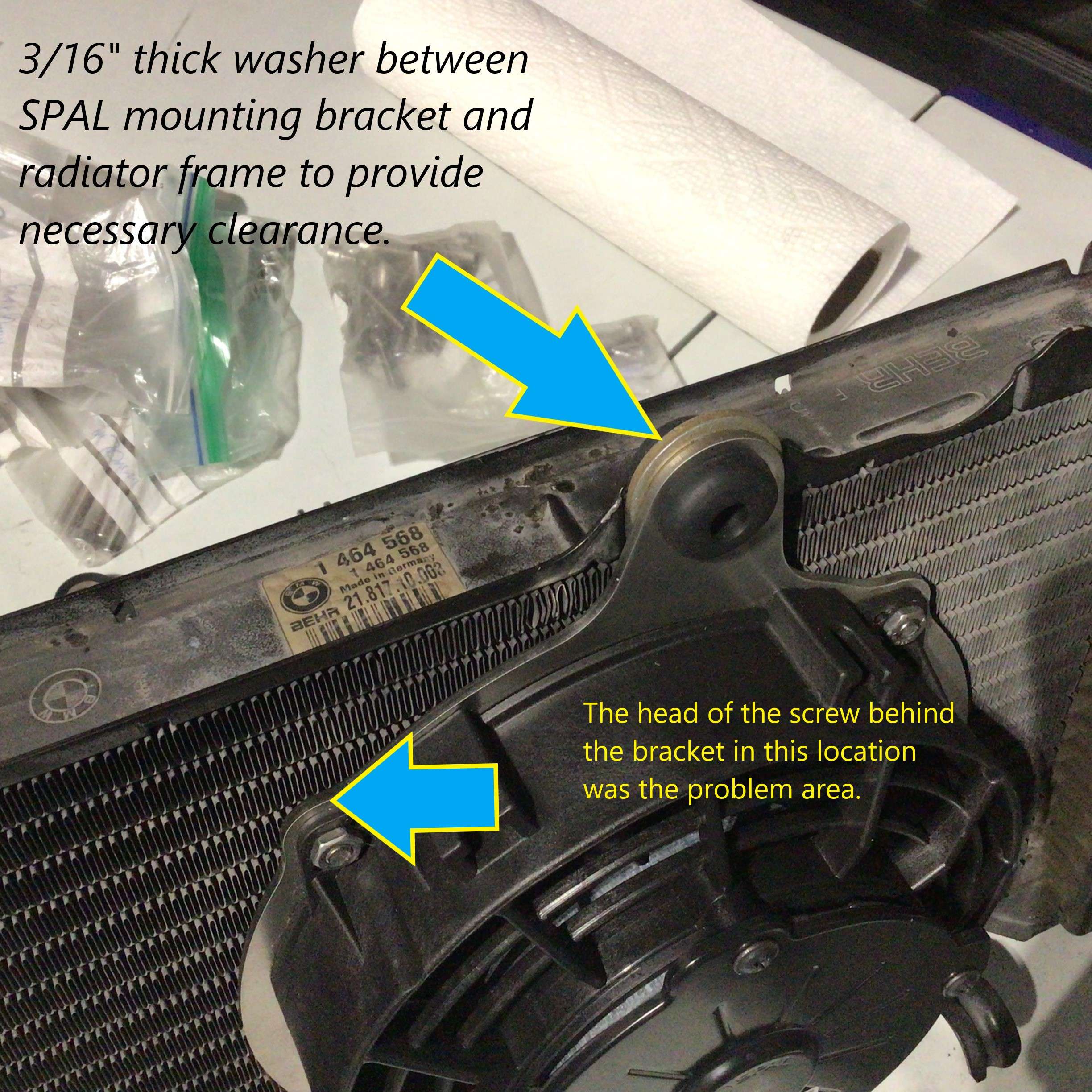 1985 K100RS. SPAL fan upgrade problem and solution. 5OUkds